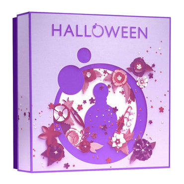 Halloween SET 4 Piezas Dama EDT 100ml + Locion Corporal 150ml + Gel De Ducha 150ml + Mini 4.5ml