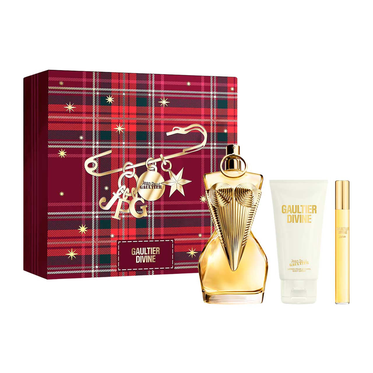Jean Paul Gaultier Divine SET 3 Piezas Dama EDP 100ml + Locion Corporal 75ml + Miniatura 10ml