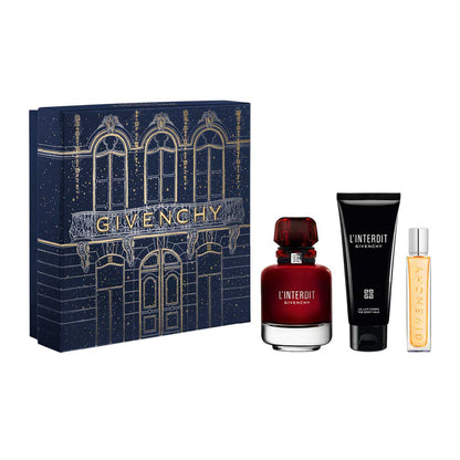 L'Interdit Rouge SET 3 Piezas Dama EDP 80ml + Body Milk 75ml + Miniatura 12.5ml
