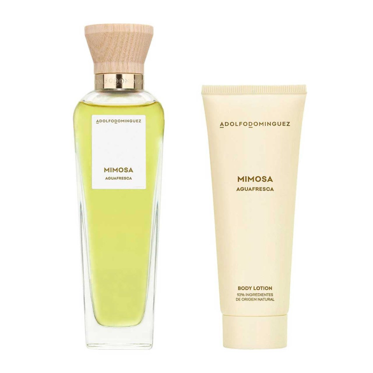 Mimosa by Adolfo Dominguez SET 2 Piezas Dama EDT 120ml + Body Lotion 75ml
