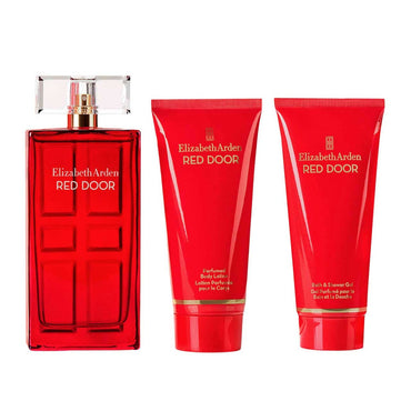 Red Door SET 3 Piezas Dama EDT 100ml + Crema Corporal 100ml + Gel De Ducha 100ml