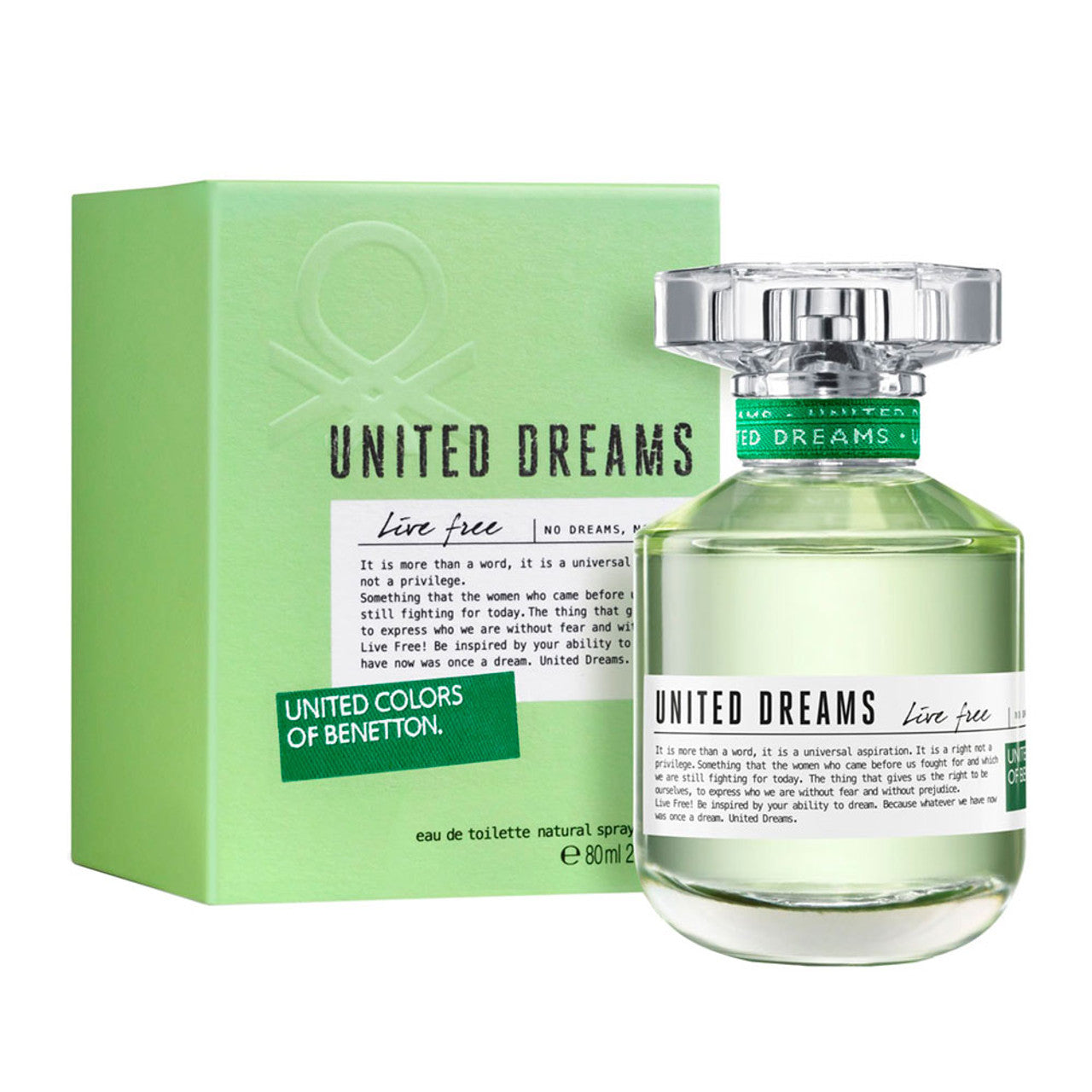 United Dreams Live Free EDT 80ml Dama