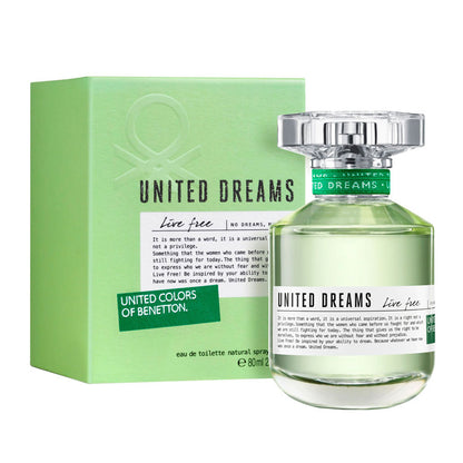 United Dreams Live Free EDT 80ml Dama