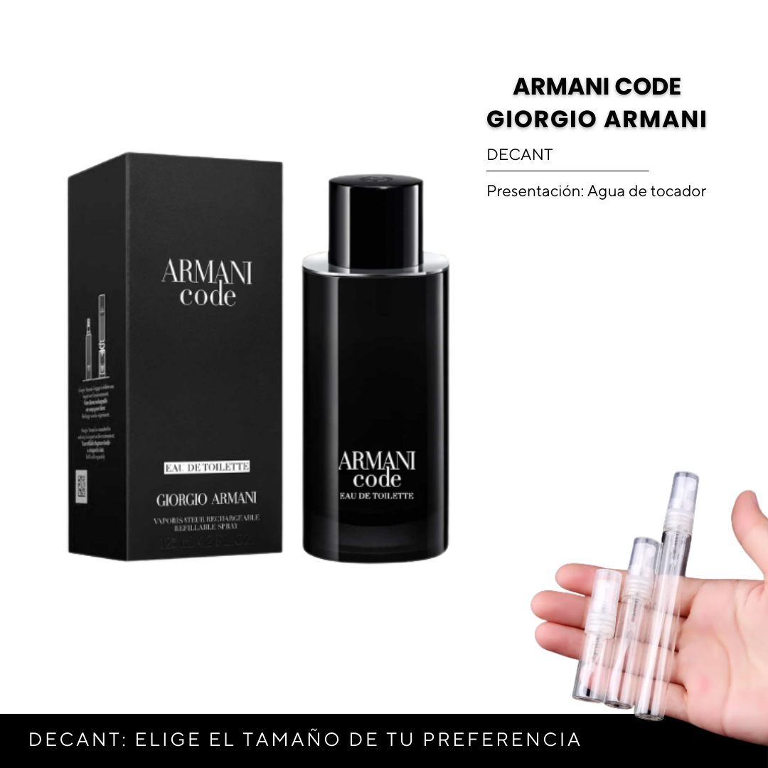 Decant - Armani Code EDT